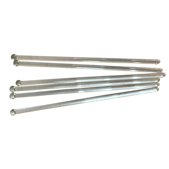 Clear Glass Stir Sticks for barware dinks, Set Of 6 , 8 inch - Picture 1 of 6